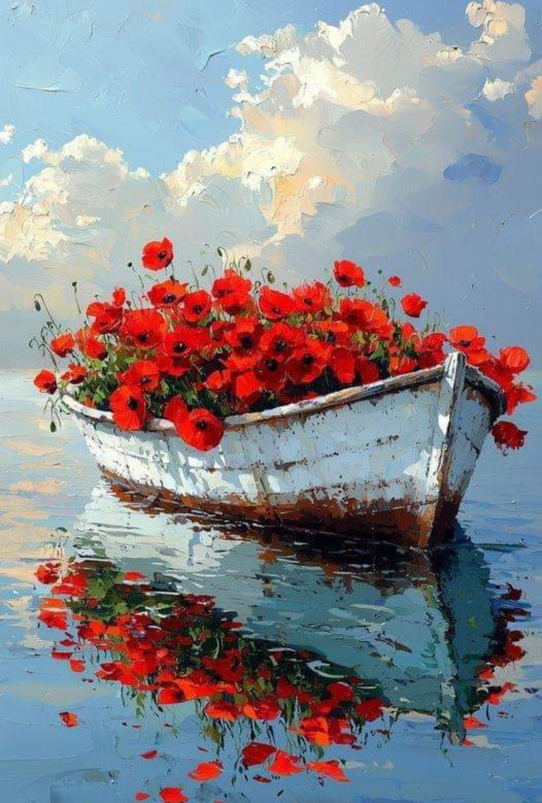 قایق سرخ رویاهایش